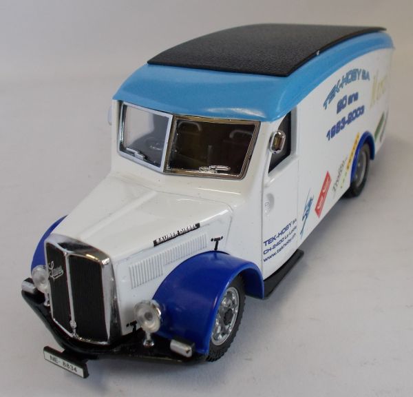 THO5333 - SAURER 3CT1D Van 61 Sondermodell 20 Jahre mit Autominiatur-Herstellerdekor - 1