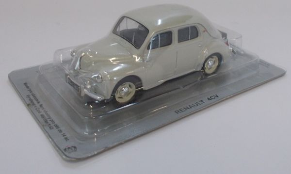 NET0056 - RENAULT 4CV 1957 grau in Blisterverpackung verkauft - 1