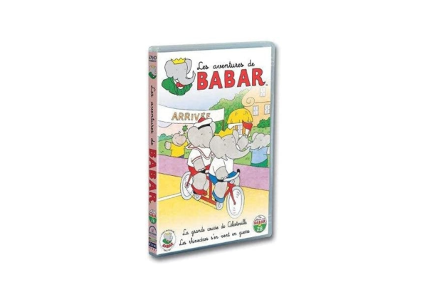 DVDDV1575 - DVD Die Abenteuer von Babar Nr. 28 2 Folgen Das große Rennen von Celestville / Die Nashörner ziehen in den Krieg - 1