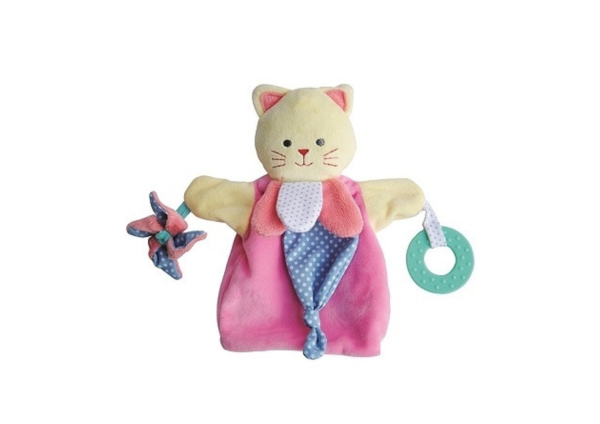 DC3005CHAT - Rosa Katzenpuppe 30 cm - 1