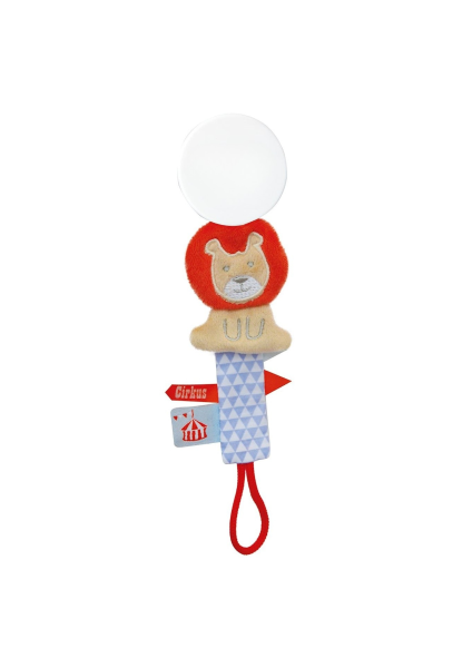 DC3425LION - Choco/Mint Schnullerclip - Löwe - 1