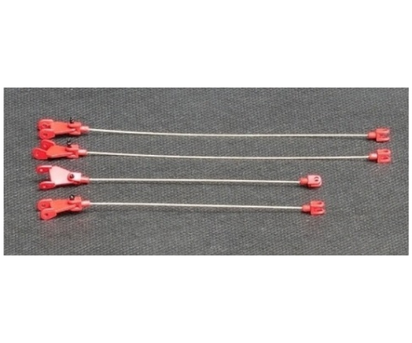 YCC783C-3 - Pfeil-Metallkabel für LG 1550 Rot RAL3002 - 1
