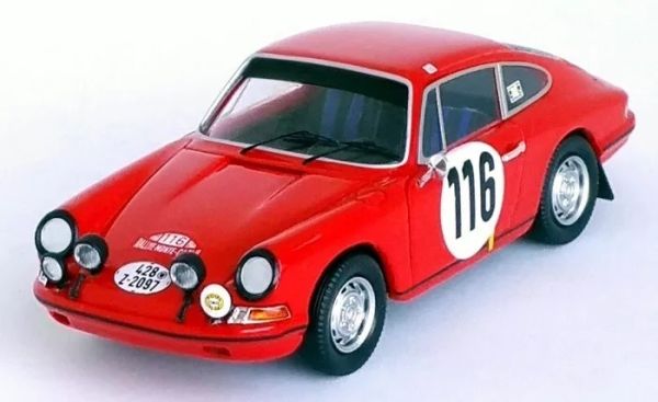 TRODSN132 - PORSCHE 911T #116 Rallye Monte Carlo 1968 P.TOIVONEN / M.TIUKKANEN – Limitiert auf 150 Exemplare. - 1