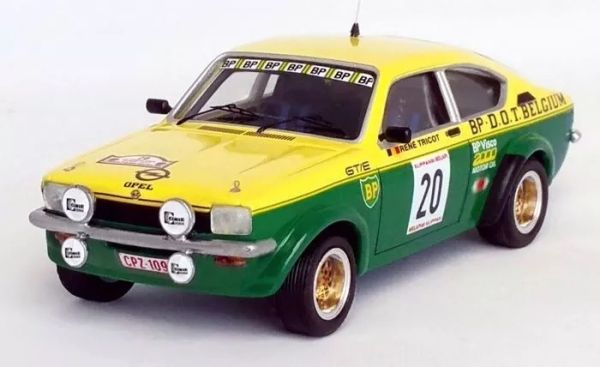 TRODSN137 - OPEL Kadett GT/E #20 Ypern Rallye 1977 R.TRICOT / E.SYMENS – Limitiert auf 150 Exemplare. - 1