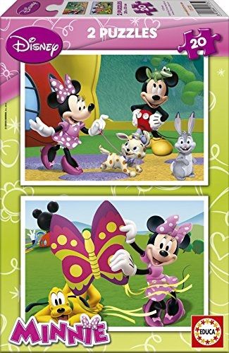 EDU15135 - 2 Puzzles 20 Teile DISNEY - Minnie - 1