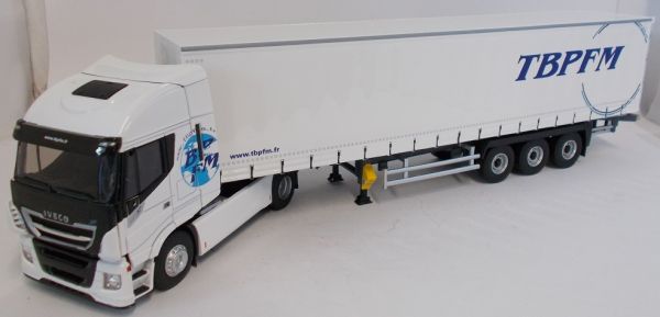 ELI116449 - IVECO Stralis XP 4x2 und TAUTLINER Planenanhängertransport TBPFM - 1