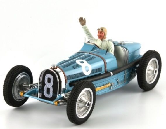 FLM-118002/8M - BUGATTI Type 59 #8 Grand prix de Monaco 1934 Blau - 1