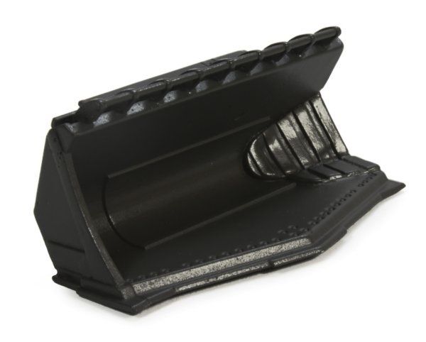 GF46N - GJERSTAD Schwarze Seitenschaufel für Lader - 1
