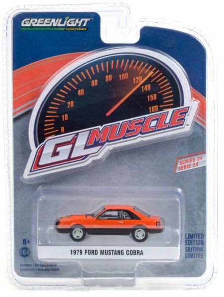 GREEN13290-C - FORD Mustang Cobra 1979 orange GL Muscle Series im Blister verkauft - 1