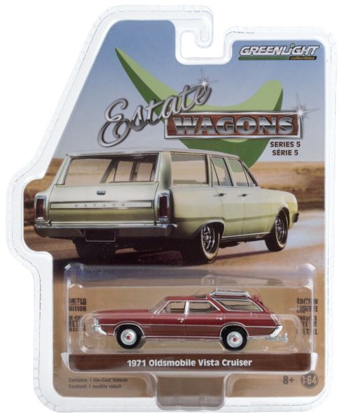 GREEN29990-D - OLDSMOBILE Vista Cruiser Kombi 1971 rot - 1