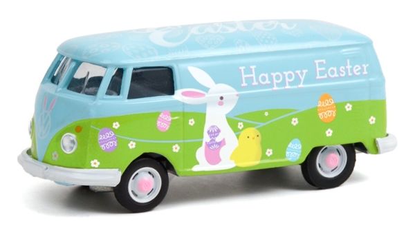 GREEN30253 - VOLKSWAGEN T2 Kastenwagen Happy Haster im Blister verkauft - 1