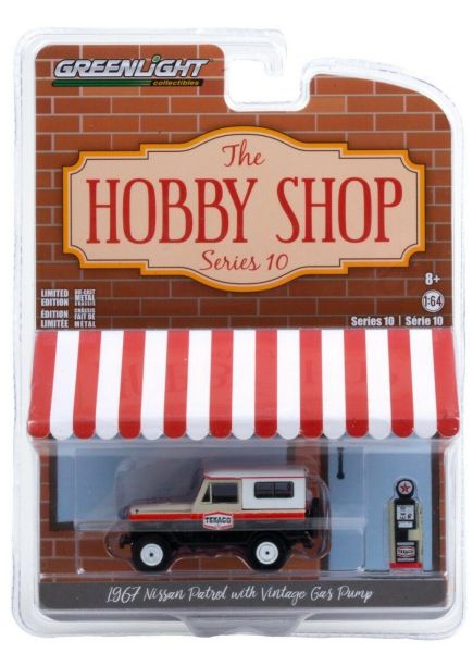 GREEN97100-A - NISSAN Patrol 1967 4x4 TEXACO mit Kraftstoffpumpe Die Hobby Shop-Serie wird im Blister verkauft - 1