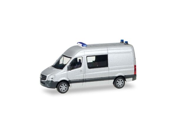 HER012959 - Bausatz MERCEDES Sprinter Polizei grau zum Zusammenbauen - 1