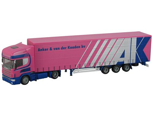 HER1470 - SCANIA 144 4x2 mit Auflieger 3 Achsen - ANKER & VAN KAADEN - 1