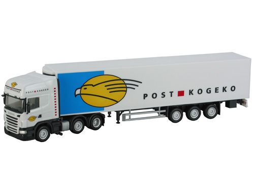HER1795 - SCANIA R09 6x4 mit Auflieger 3 Achsen - POST KOGEKO - 1