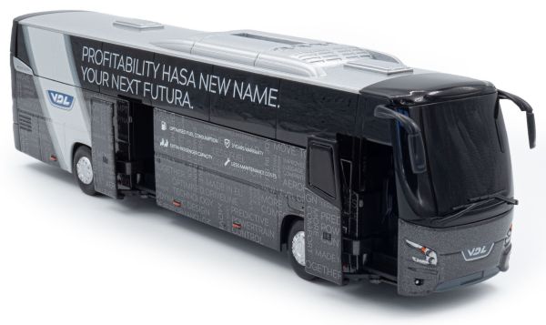 HOL8-1176 - Werbefahrzeug der Reisebusmarke VDL Futura - 1