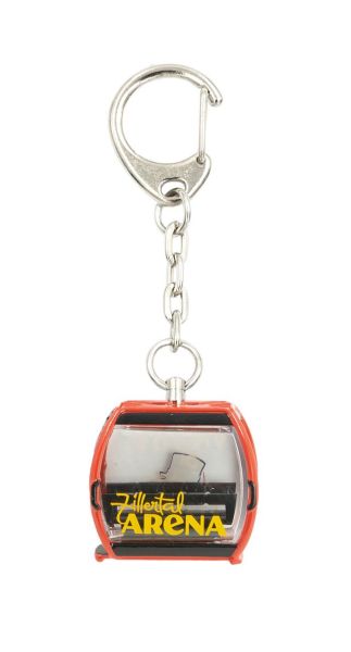 JC80815 - Roter OMEGA V-Seilbahn-Schlüsselanhänger - ZILLETRAL - 1