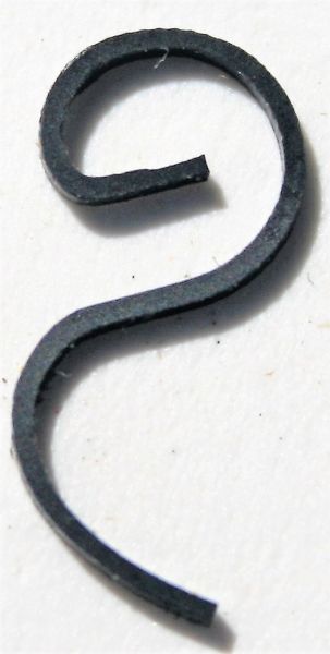 MCP-001N - Rüttlerzähne V1 schwarz in Beuteln zu 10 Stk. - 1