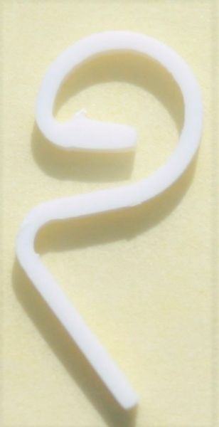 MCP-013B - Weiße Grubberzinken V2 im Beutel mit 10 Stück - 1