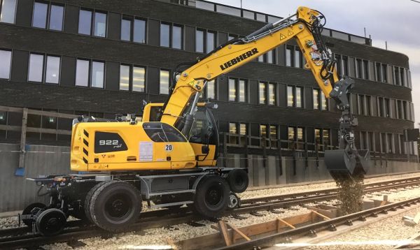 NZG1011 - Bagger LIEBHERR A922 Rail - 1