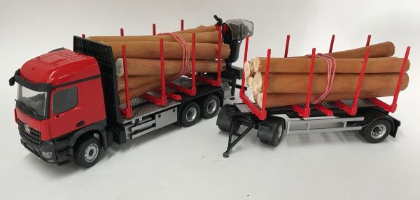 CON78233/0 - MERCEDES-BENZ Arocs Holztransporter mit Holztransporter Anhänger - 1