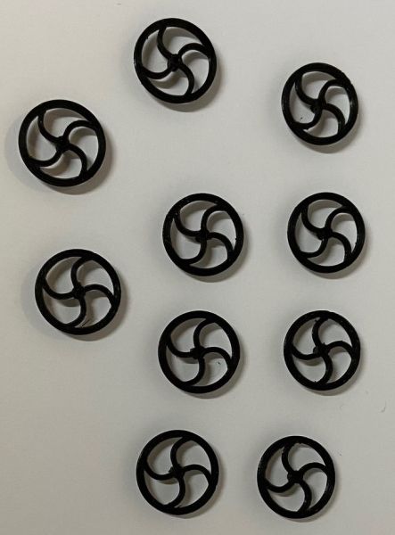 IP34 - 10 x Front Cup Discs (18 mm) – Miniatur - 1