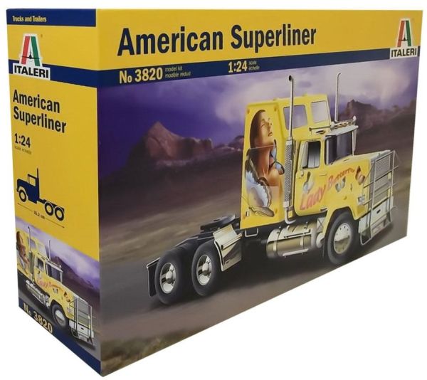 ITA3820 - AMERICAN Superliner Lady Butterflty Modell zum Zusammenbauen und Bemalen - 1