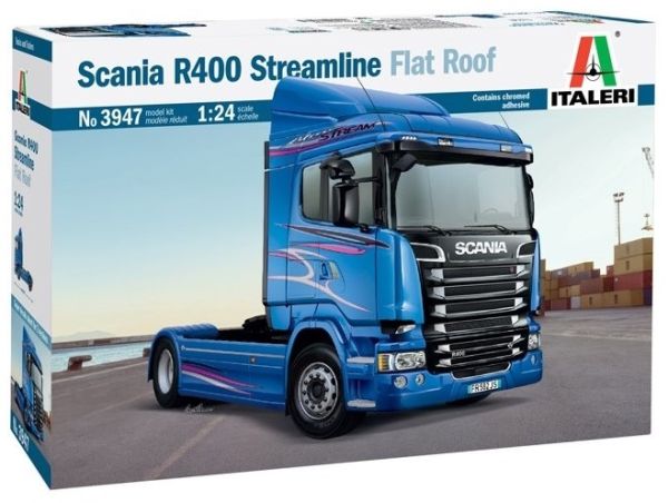 ITA3947 - SCANIA R400 Streamline Flat Roof 4x2 Modell zum Zusammenbauen und Lackieren - 1