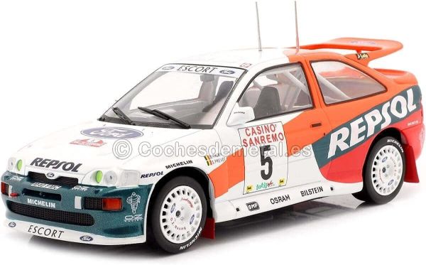IXO24RAL004B - FORD Escort RS Cosworth #5 Rallye San Remo 1996 - 1