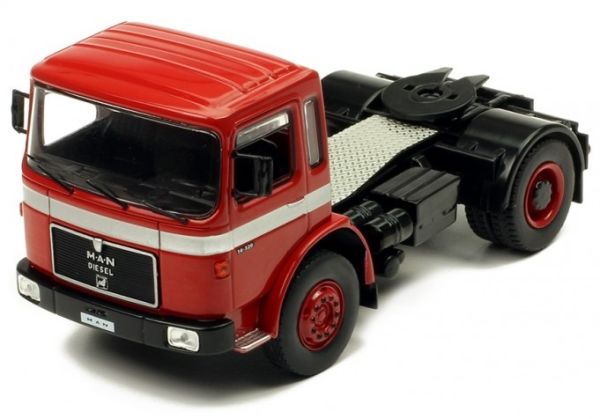 IXOTR055 - MAN 16.320 4X2 rot schwarzer Rahmen - 1
