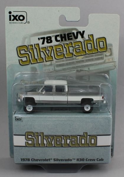 IXO-IA64007GRISE - CHEVROLET Silverado K30 Doppelkabine 1978 Grau/Weiß (Blisterverpackung) - 1