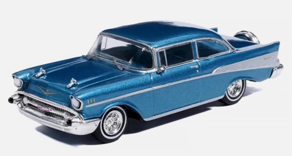 IXO-IA64021 - CHEVROLET Bel-Air Limousine 1957 Blau im Blister - 1
