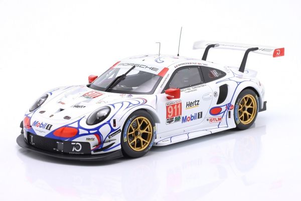 IXO-LEGT18010 - PORSCHE 911 RSR #911 1. Platz beim 10H Petit Le Mans 2018 PILET / TANDY / MAKOWIECKI - PORSCHE GT Team - 1