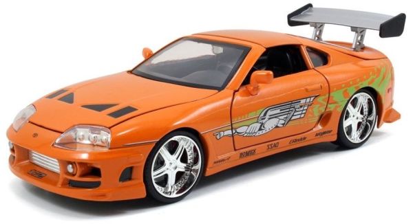 JAD97168 - 1995er orangefarbener TOYOTA Supra von Brian Fast And Furious - 1