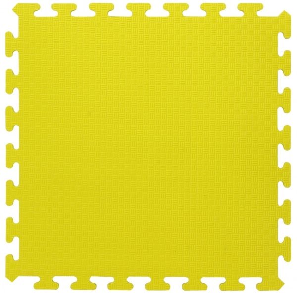JAM460418 - 4 gelbe Puzzlematten - 50 x 50 cm - 1