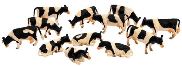 KID571929 - Lot von 8 stehenden und 4 liegenden Kühen HOLSTEIN - 1