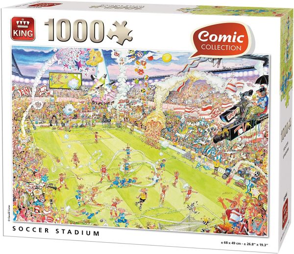 KING05546 - Puzzle 1000 Teile Fußballstadion - 1