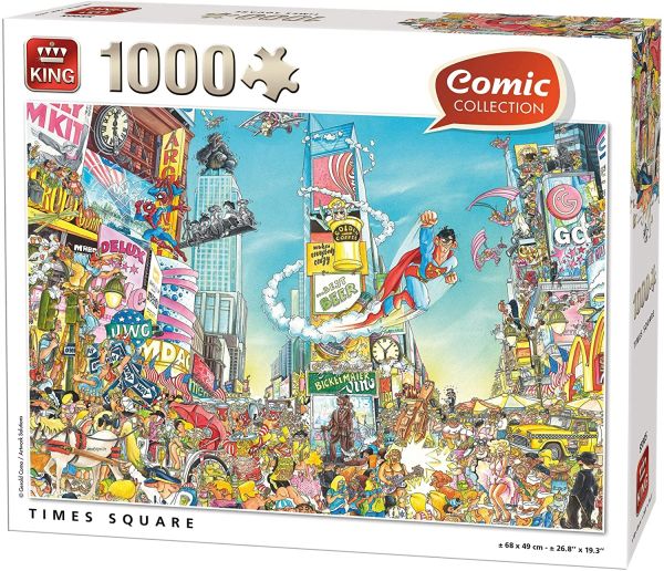 KING55905 - Time Square Puzzle mit 1000 Teilen - 1