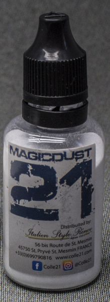 COLLE21MAGICDUST - 21 g Fläschchen Füllsand geeignet für 21 Cyano-Acrilat-Kleber - 1