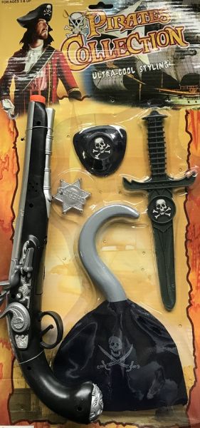 LPE50242A - Piraten-Kit mit Gewehr; Haken; Dolch und Zubehör - 1