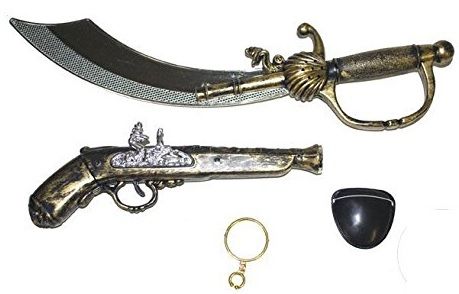 LPE50338 - Piratenbausatz mit Säbel; Freibeuter und Zubehör - 1