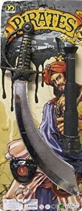 LPLI2298 - Piratenbausatz mit Säbel; Fernrohr und Zubehör - 1