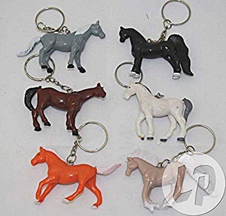 LPP6522 - Schlüsselanhänger Pferd - 6 cm - Zufällige Farbe - 1