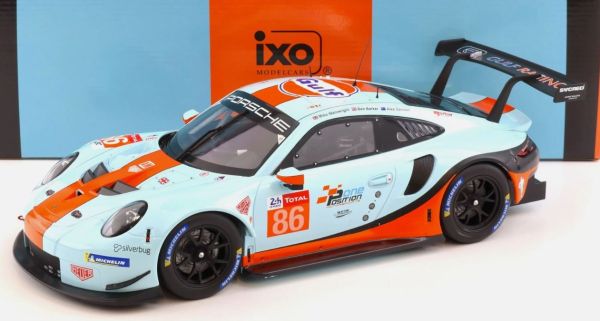 IXO-LEGT12008 - PORSCHE 911 RSR #86 Gulf Racing 24H von Le Mans 2018 WAINWRIGHT / BARKER / DAVISON - 1
