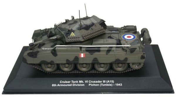 MAGMIVCRUSADER - Englischer Kampfpanzer CRUISER Tank MK VI Crusader III A15 6th Armored Division Battle of Pichon Tunesien 1943 - 1