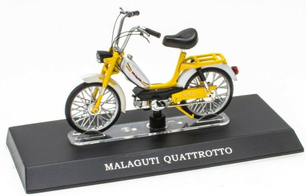 MAGMOT016 - MALAGUTTI Quattroto 1978 gelbes und weißes Moped - 1