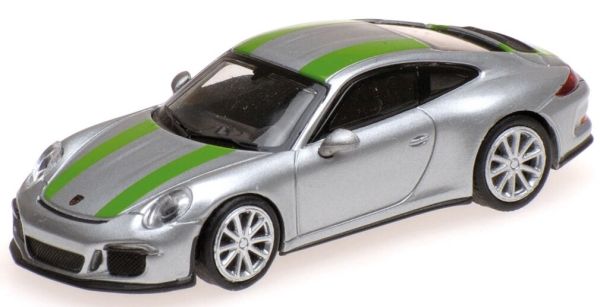 MNC870066225 - PORSCHE 911 R 2016 grau mit grünen Streifen - 1