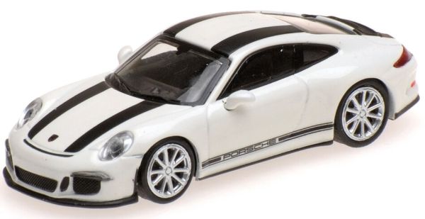 MNC870066226 - PORSCHE 911 R 2016 weiß mit schwarzen Streifen - 1