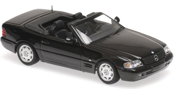 MXC940033031 - MERCEDES BENZ 500 SL Cabriolet offen 1999 schwarz - 1
