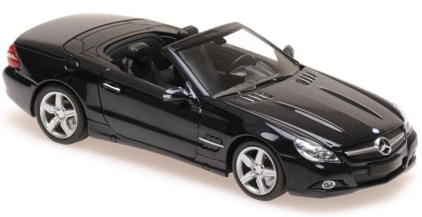 MXC940037531 - MERCEDES BENZ SL-Klasse Cabriolet offen 2008 dunkelblau metallic - 1
